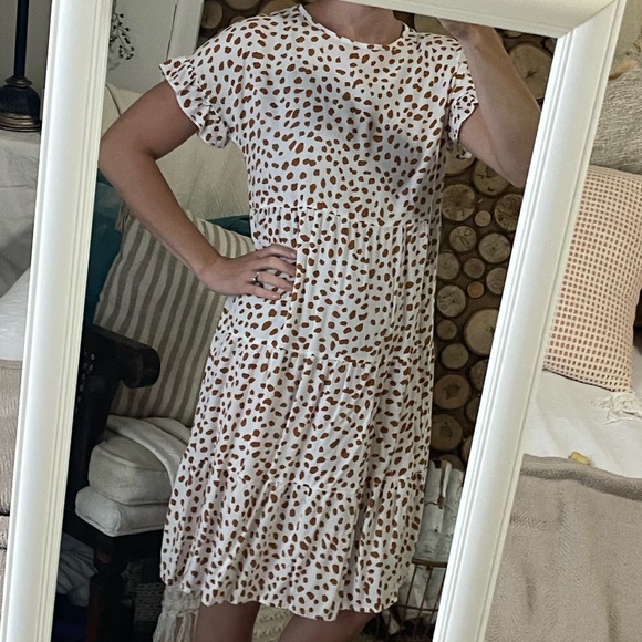 Cheetah Leopard print dress - size small - Picture 8 of 9